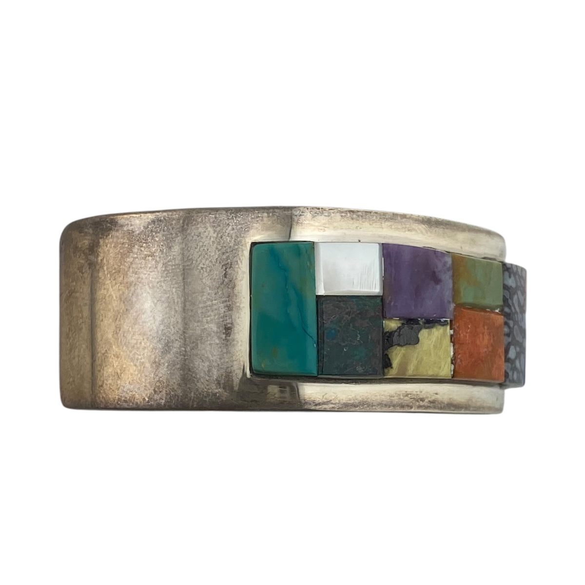 Tommy Jackson Multi Stone Inlay Navajo Bracelet