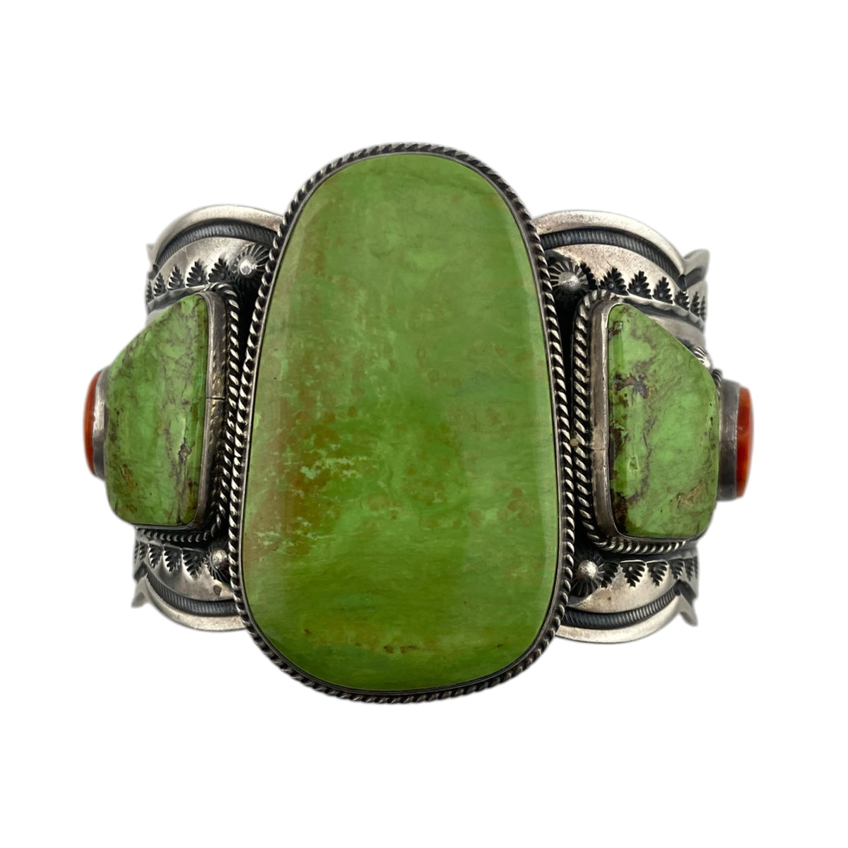 darryl cadman, gaspite, terling silver cuff, navajo, spiny oyster, telluride gallery