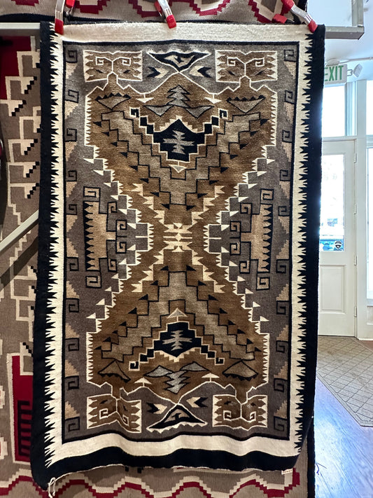 Cecelia Tsosie Navajo weaving for sale, navajo rug for sale, Two Grey HIlls Navajo Weaving, Storm Navajo Weaving, Telluride gallery
