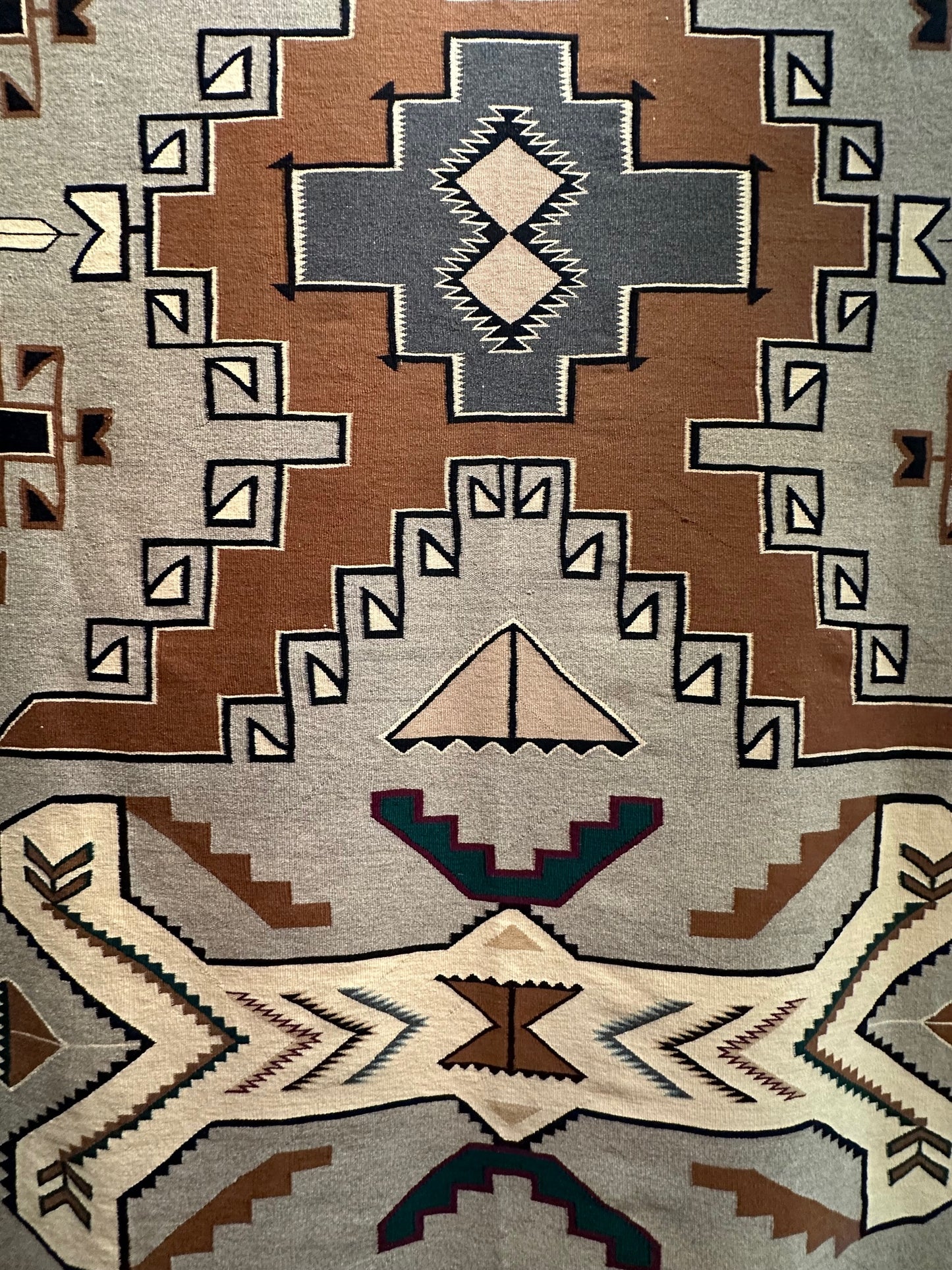 Vintage Teec Nos Pos Navajo Weaving for sale, navajo rug for sale, vintage navajo rugs for sale, telluride gallery