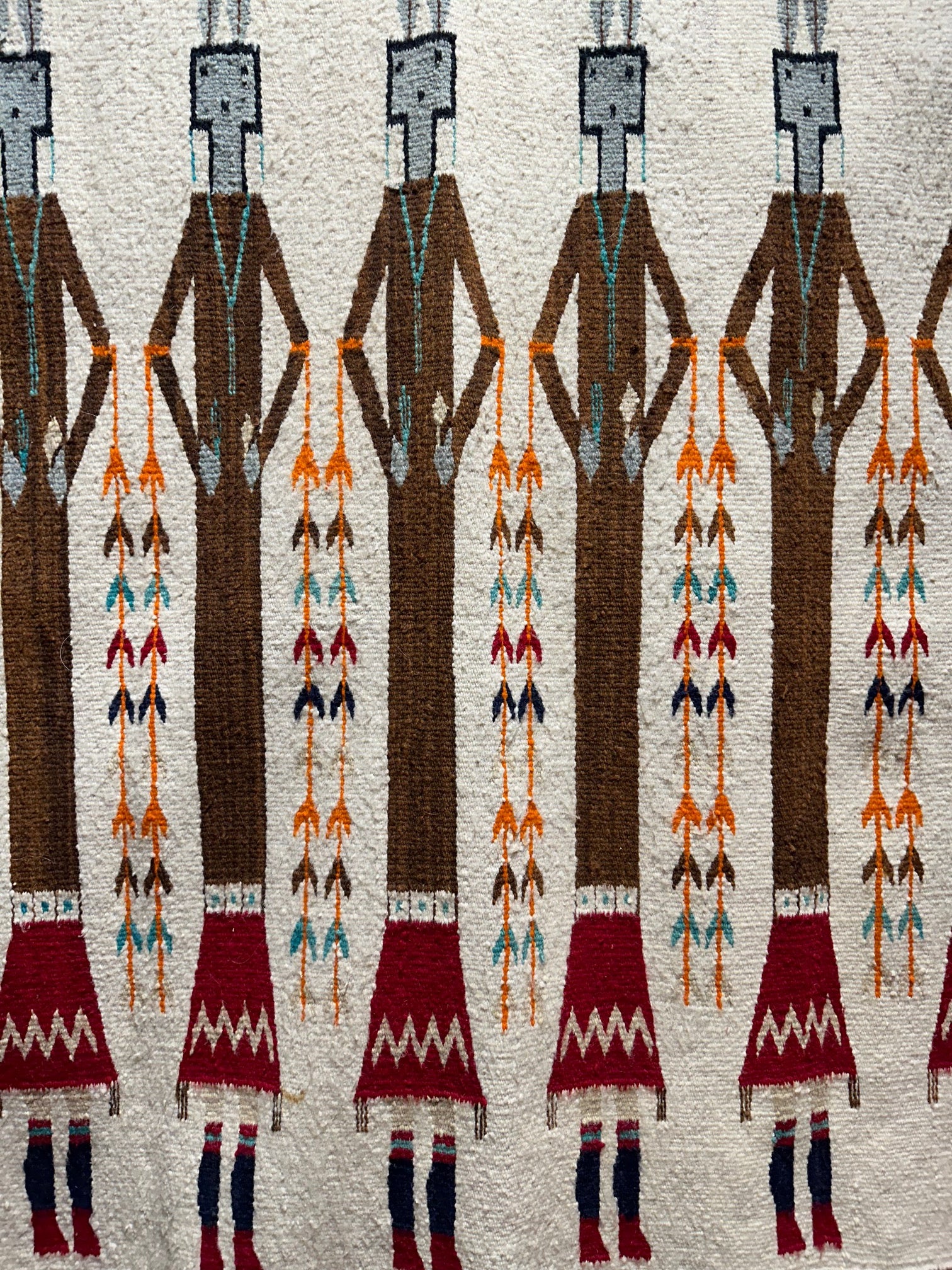 Vintage Yei Weaving, Yei weaving for sale, Navajo Yei weaving for sale, Telluride gallery, navajo rug for sale