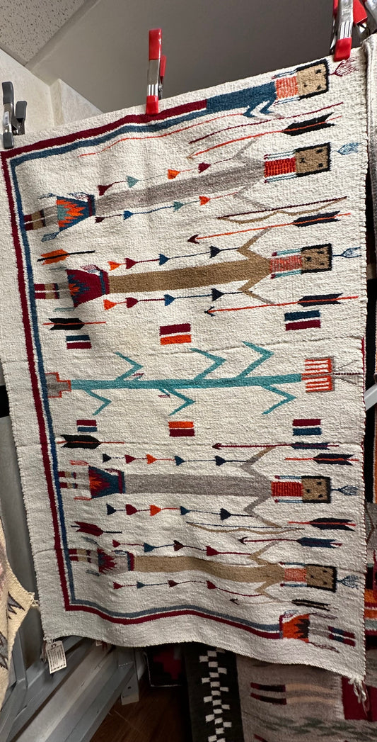 Navajo Shiprock Yei for sale, navajo weaving for sale, navajo rug for sale, vintage yei weaving, telluride gallery