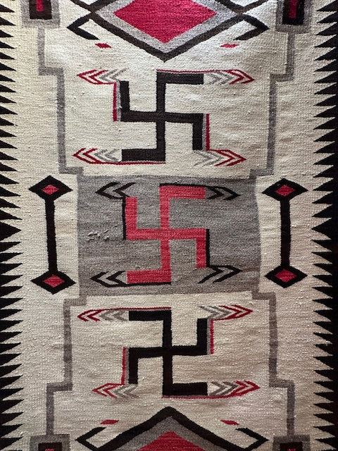 Antique JB Moore Storm Navajo Weaving, navajo rug for sale, authentic navajo weaving, telluride furnishings, telluride gallery