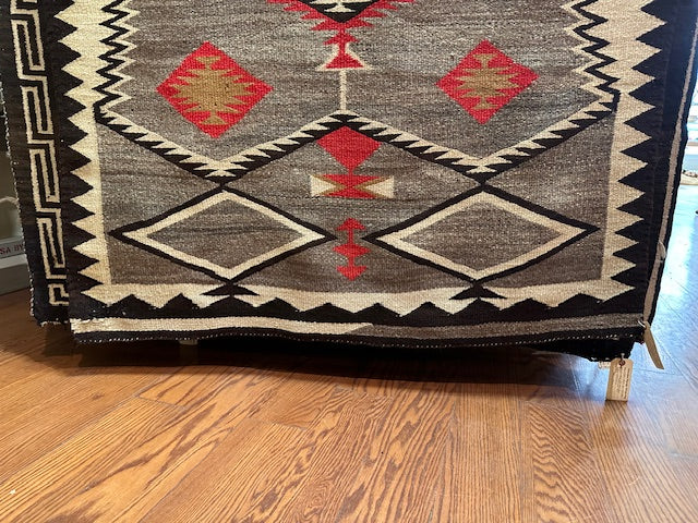 Antique Ganado Dazzler and Diamond Navajo Weaving, navajo rug for sale, authentic navajo weaving, telluride furnishings, telluride gallery