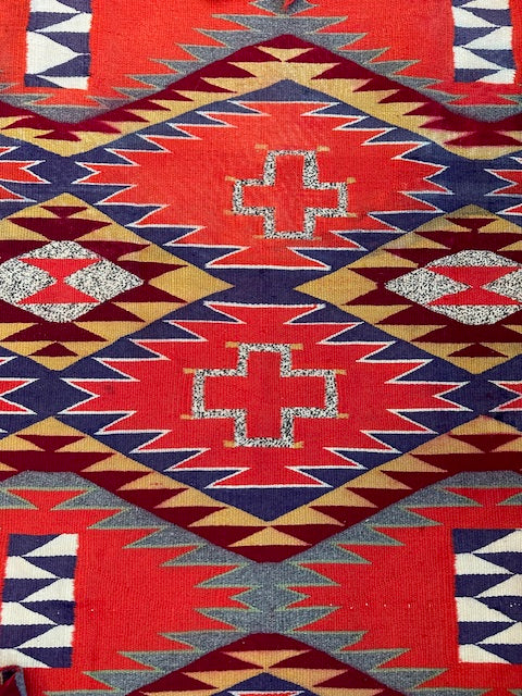 Antique Germantown Navajo Weaving, navajo rug for sale, authentic navajo weaving, telluride furnishings, telluride gallery