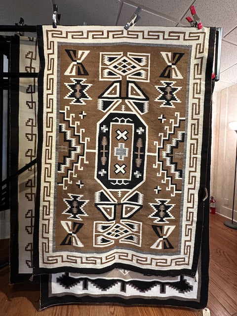 Antique Teec Nos Pos Navajo weaving, navajo rug for sale, authentic navajo weaving, telluride furnishings, telluride art gallery