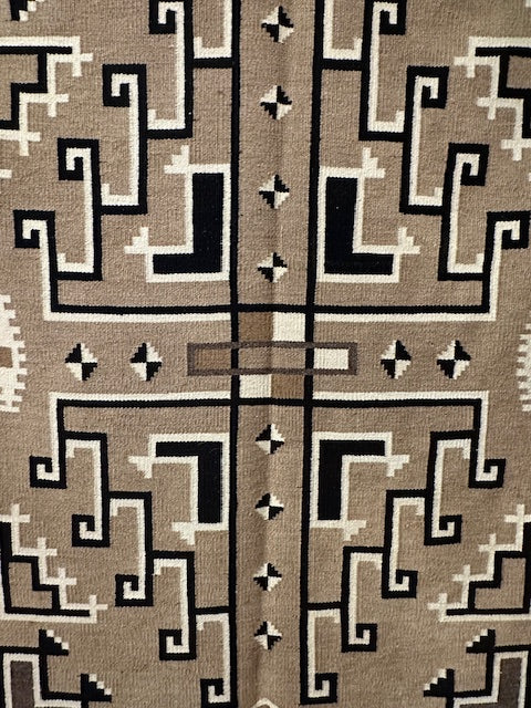 Francis Manuelito Two Grey Hills Navajo weaving, navajo rug for sale, authentic navajo, telluride furnishings, telluride art gallery