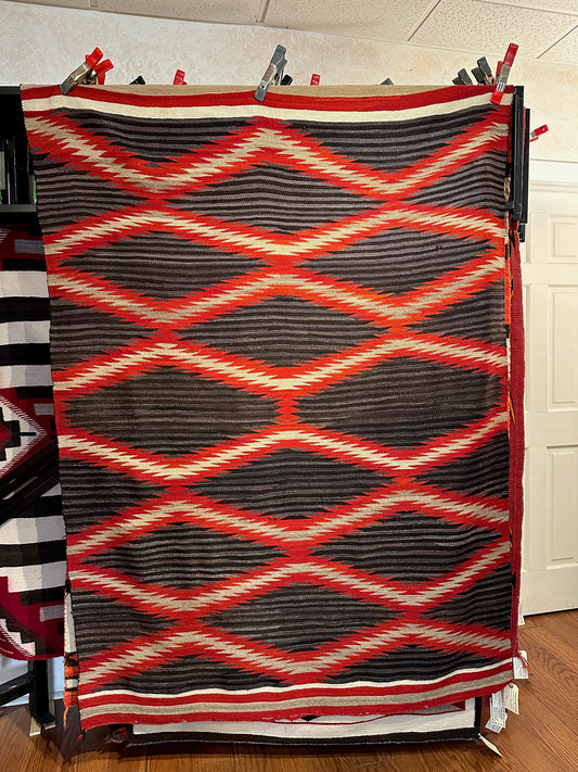 Antique Navajo Moki Wearing Blanket, navajo rug for sale, authentic, telluride furnishings, telluride gallery