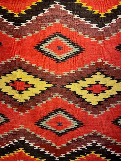 Antique Transitional Navajo Blanket, navajo rug for sale, native american weaving, native american art, telluride art gallery