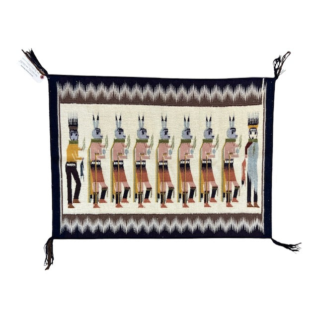 Yei Be Chai Navajo weaving, navajo rug for sale, navajo art, telluride gallery