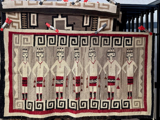 Vintage Yei Navajo Weaving, Navajo Rugs for Sale, Telluride Gallery, Native American Art Gallery, Telluride gift shop, Telluride CO