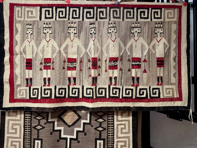 Vintage Yei Navajo Weaving, Navajo Rugs for Sale, Telluride Gallery, Native American Art Gallery, Telluride gift shop, Telluride CO