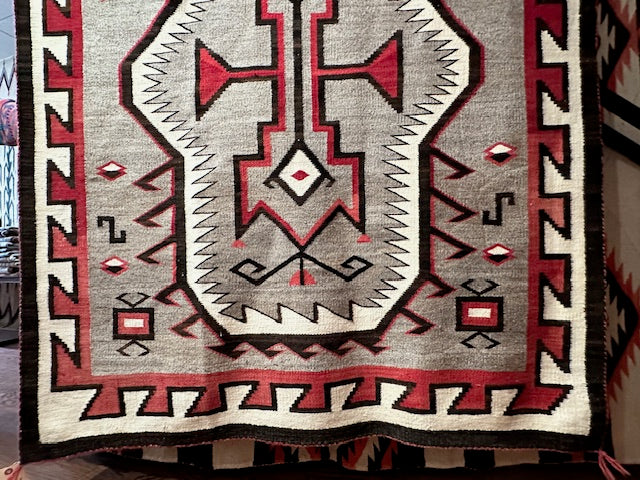 Antique Regional (Crystal) Navajo Rug W2030 55"x69"