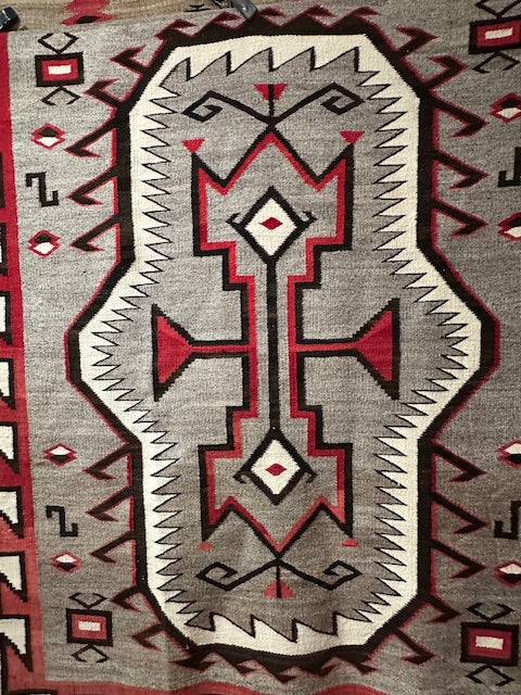 Antique Regional (Crystal) Navajo Rug W2030 55"x69"
