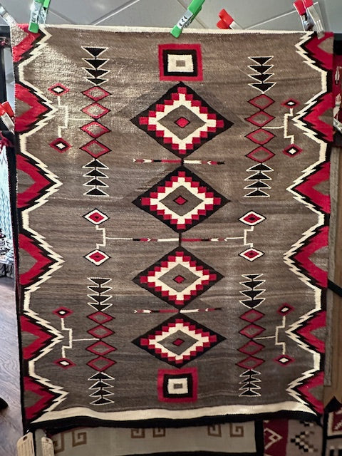 Antique navajo weaving, crystal  navajo, navajo rug for sale, telluride art gallery