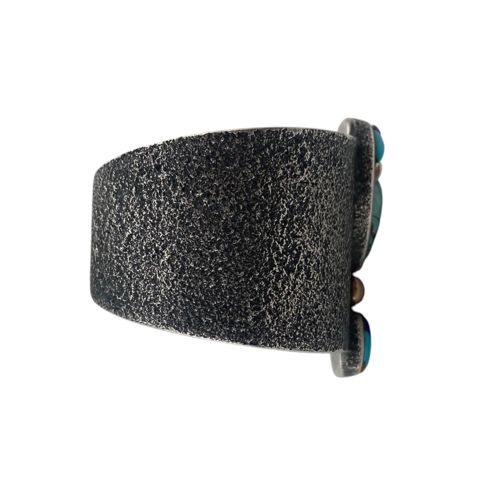 Aaron Anderson Kingman, Lapis & Coral Bracelet Cuff