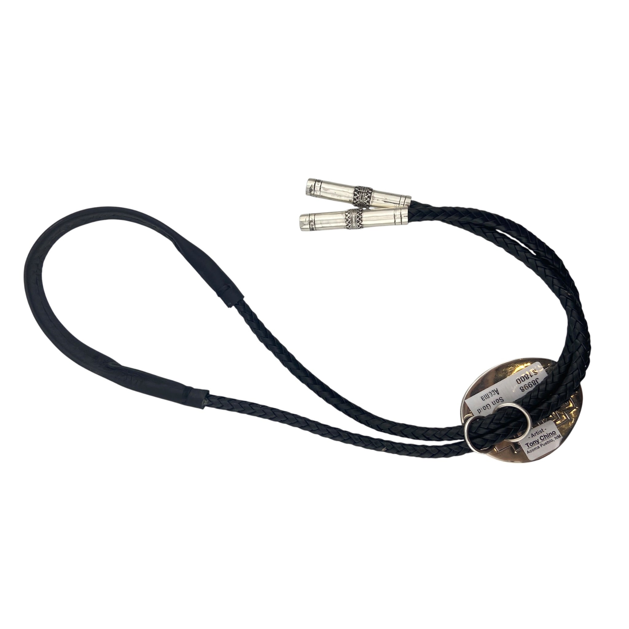 Tony Chino Acoma Bolo w/Sonoran Gold