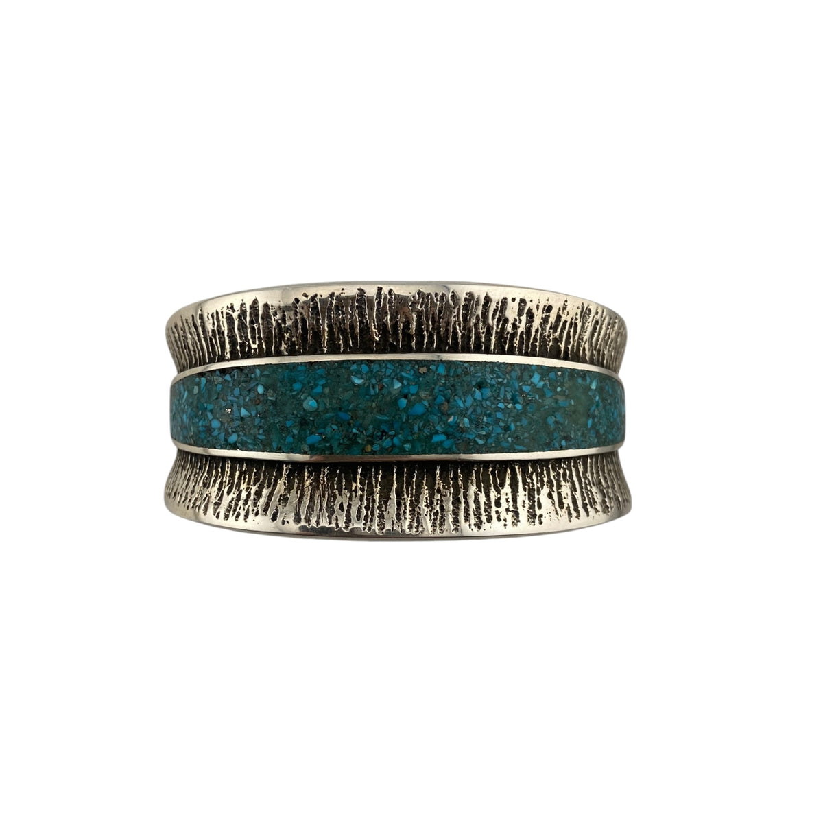 Aaron Anderson, tufa cast, turquoise, cuff, navajo