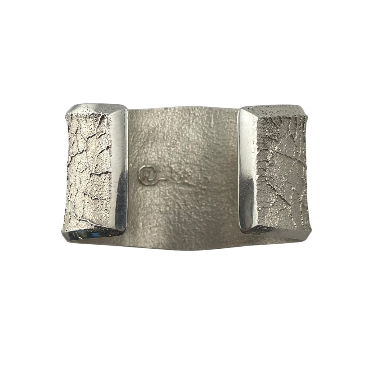 Ric Charlie Navajo Tufa Cast Honeycomb Bracelet w/Ethopian Opal & 14kt Bezel