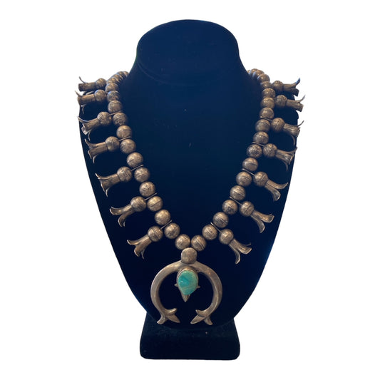 Vintage Navajo jewelry, coin silver, turquoise jewelry, telluride