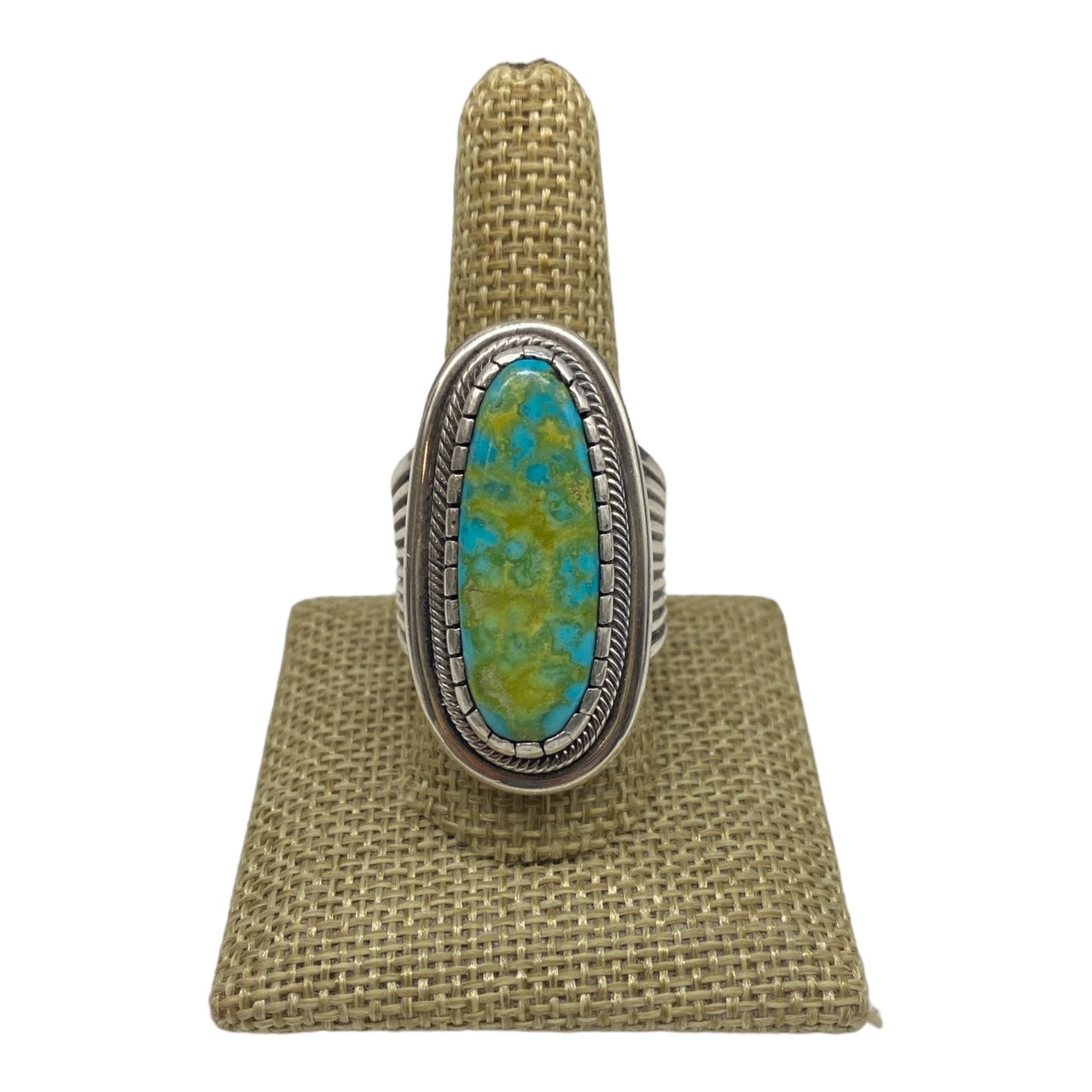 Navajo jewelry, ring, turquoise ring, Leonard Nez jewelry, telluride