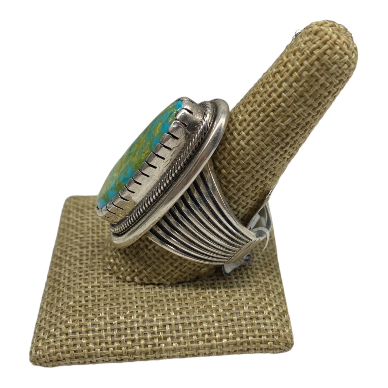 Navajo jewelry, ring, turquoise ring, Leonard Nez jewelry, telluride