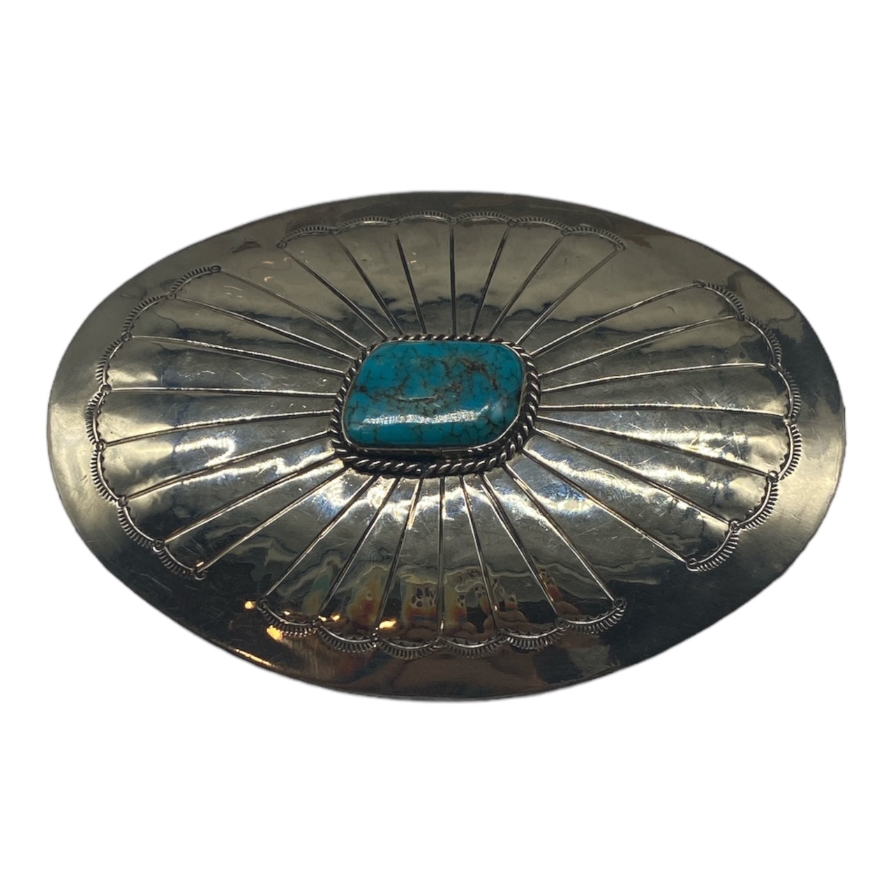 Navajo jewelry, belt buckle, telluride