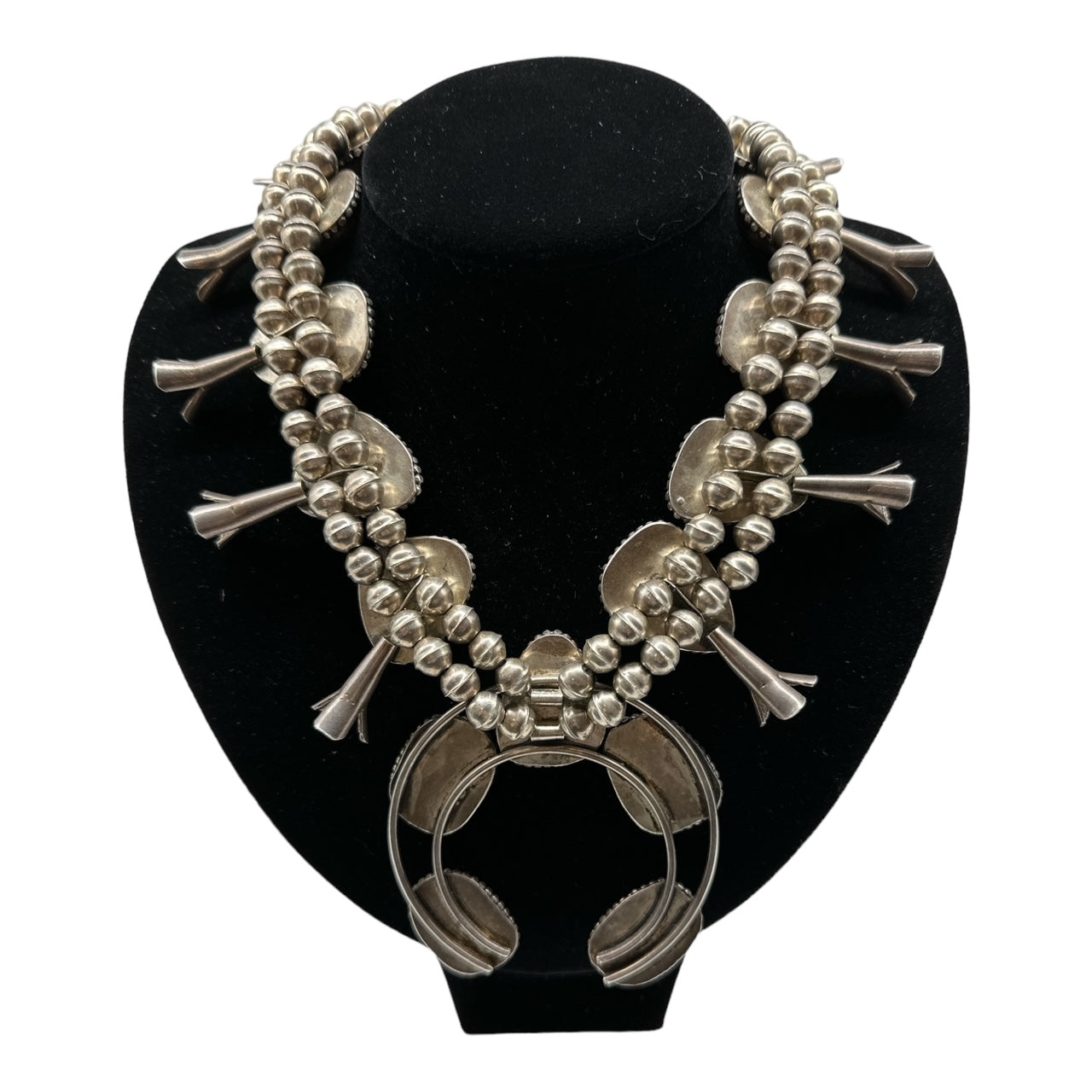 Native american jewelry for sale, Vintage Navajo Squash Blossom for sale, Royston turquoise jewelry, telluride jewelry