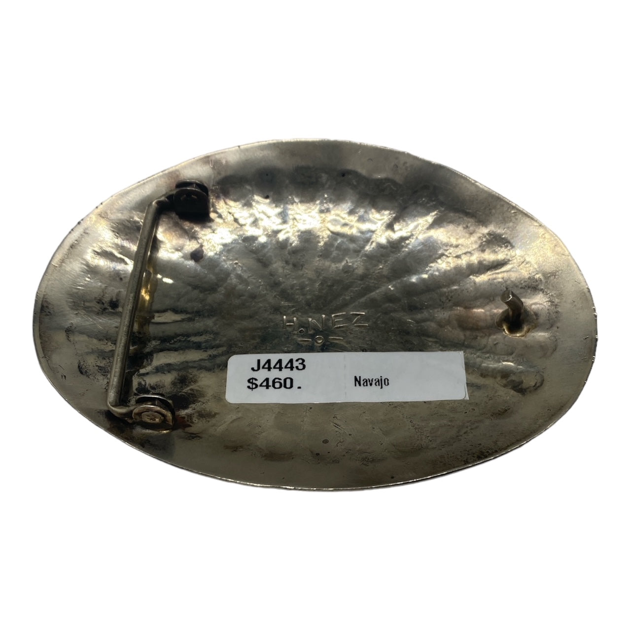 Navajo jewelry, belt buckle, telluride