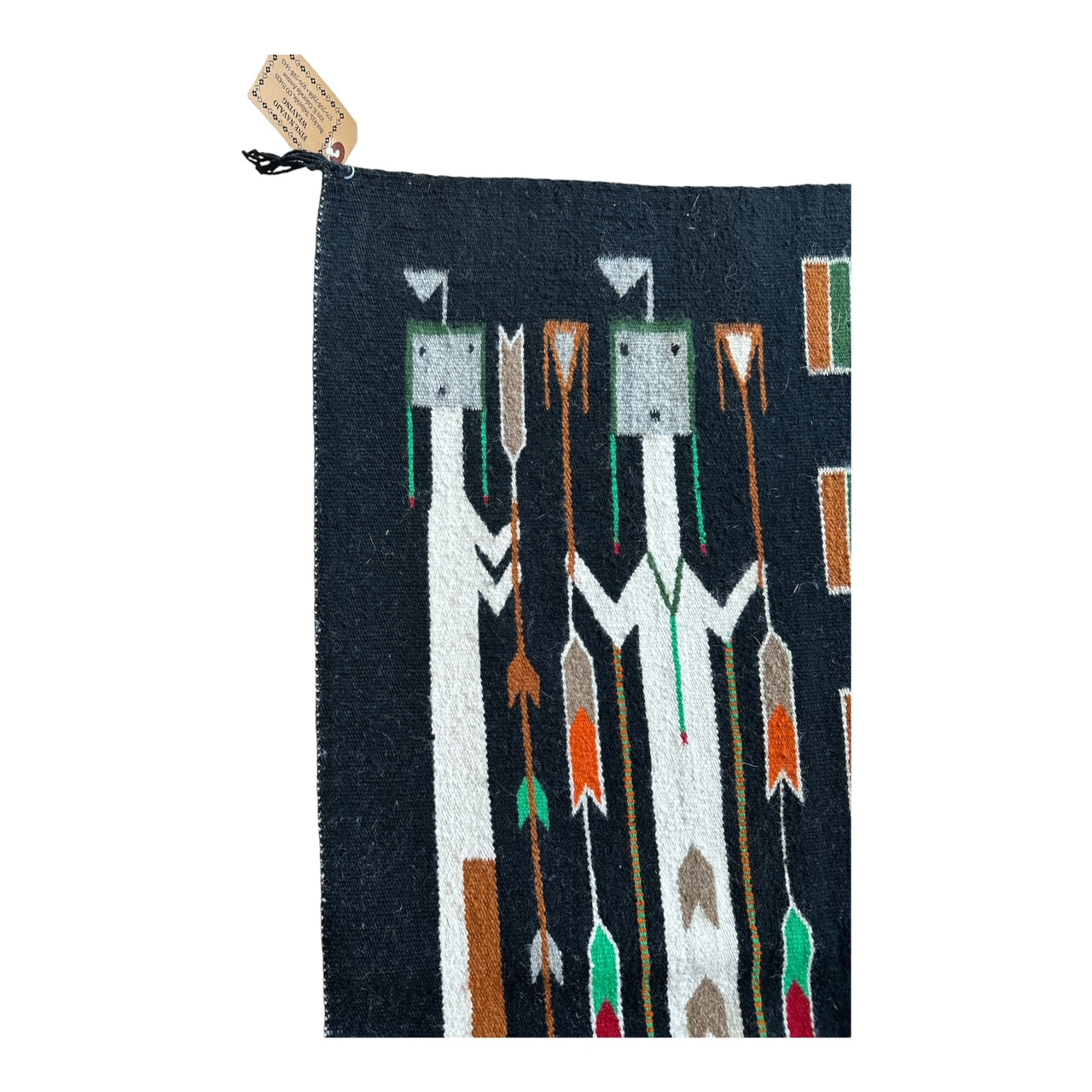 Yei Navajo weaving, navajo rug, vintage navajo weaving, telluride gift shop, native american arts