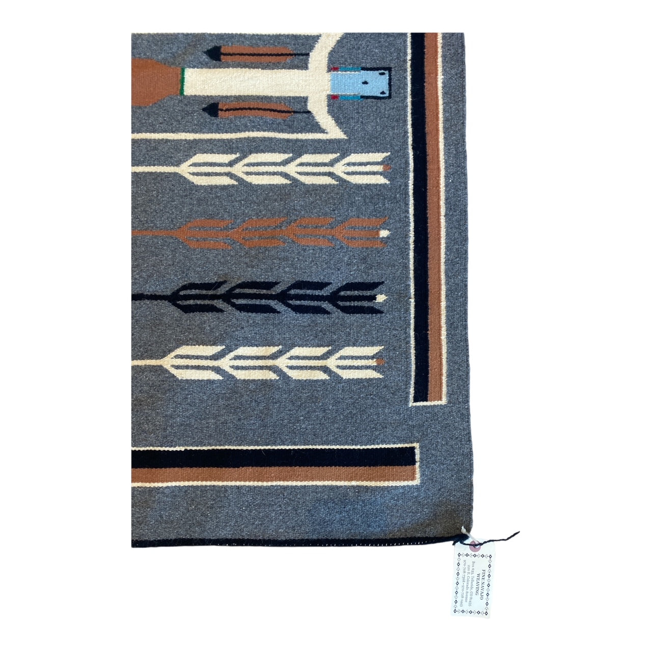 Navajo sandpainting weaving, Yei weaving, telluride