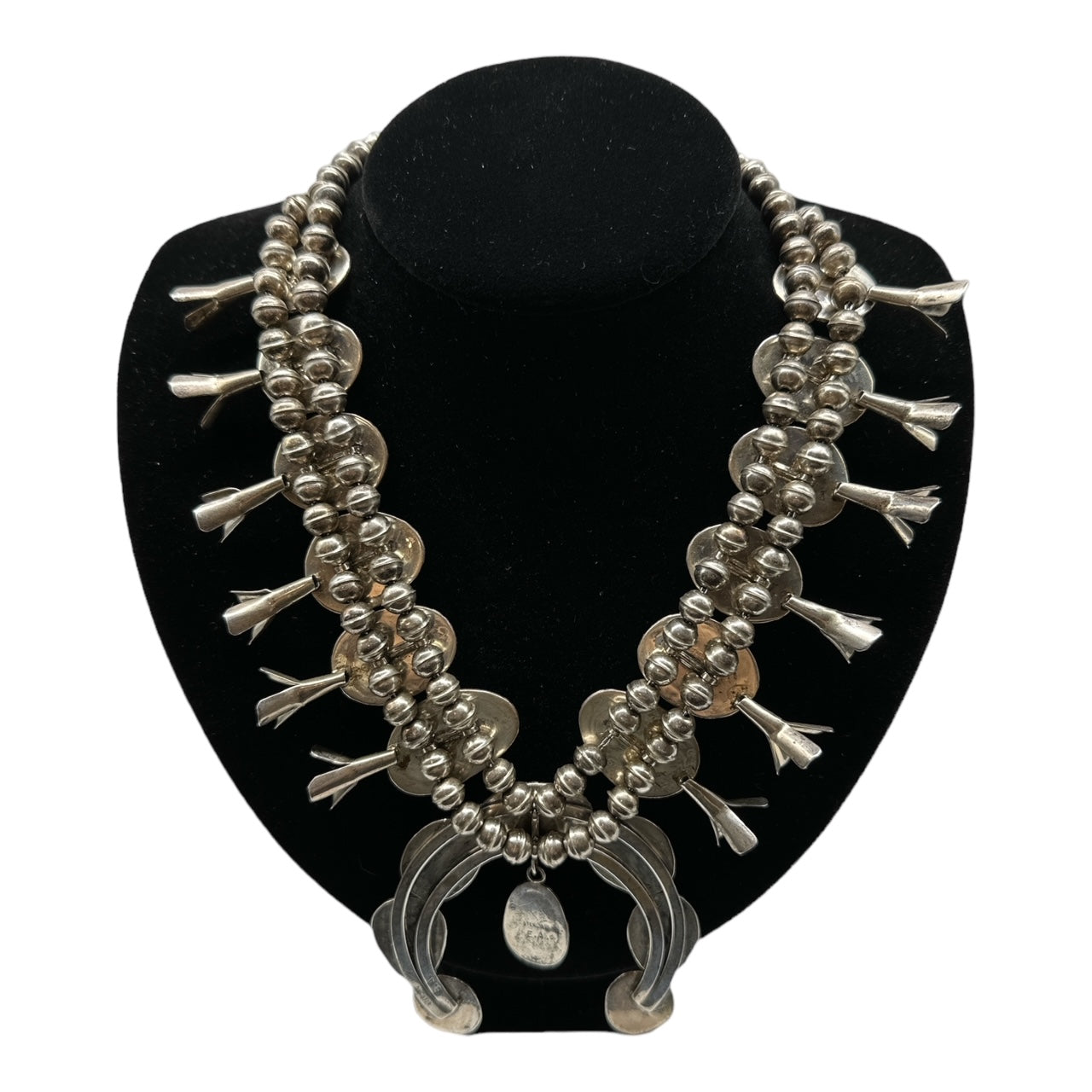 vintage navajo squash blossom for sale, native american jewelry for sale, telluride co jewelry store