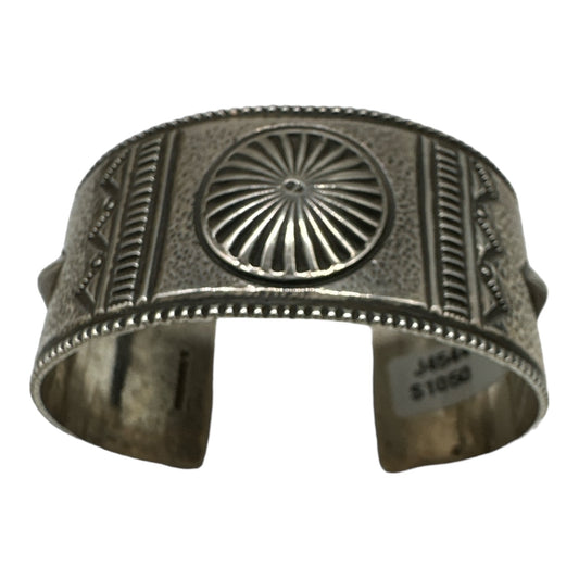 Edison Cummings navajo bracelet, silver jewelry, telluride