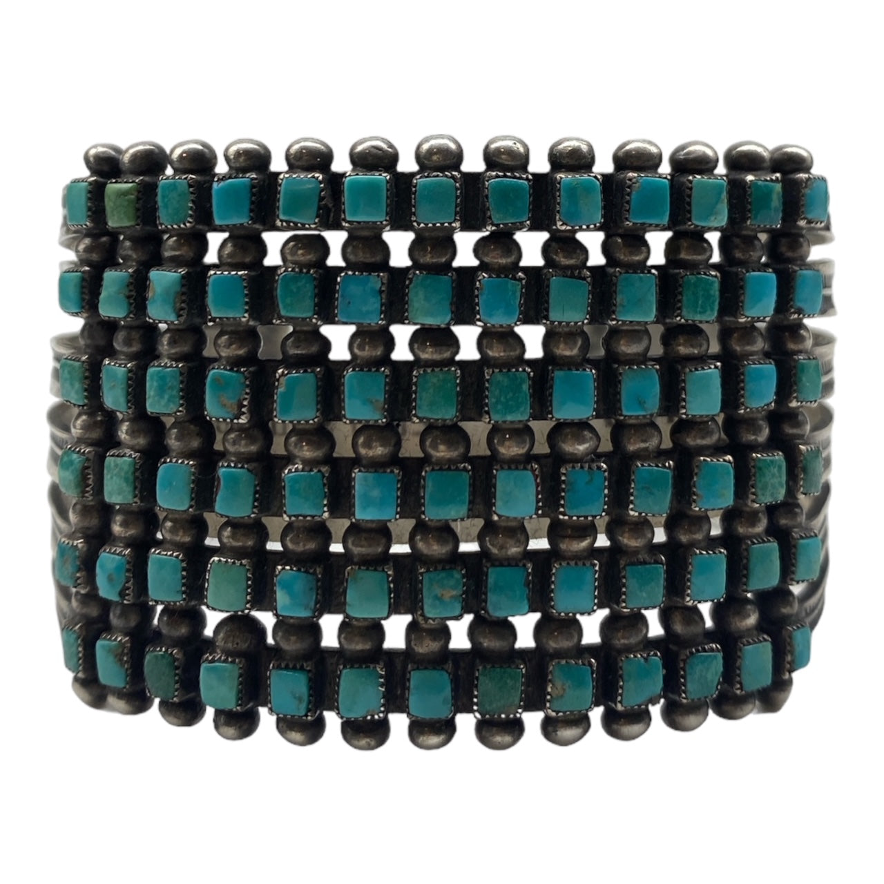 vintage zuni jewelry, turquoise jewelry, square cut turquoise, telluride