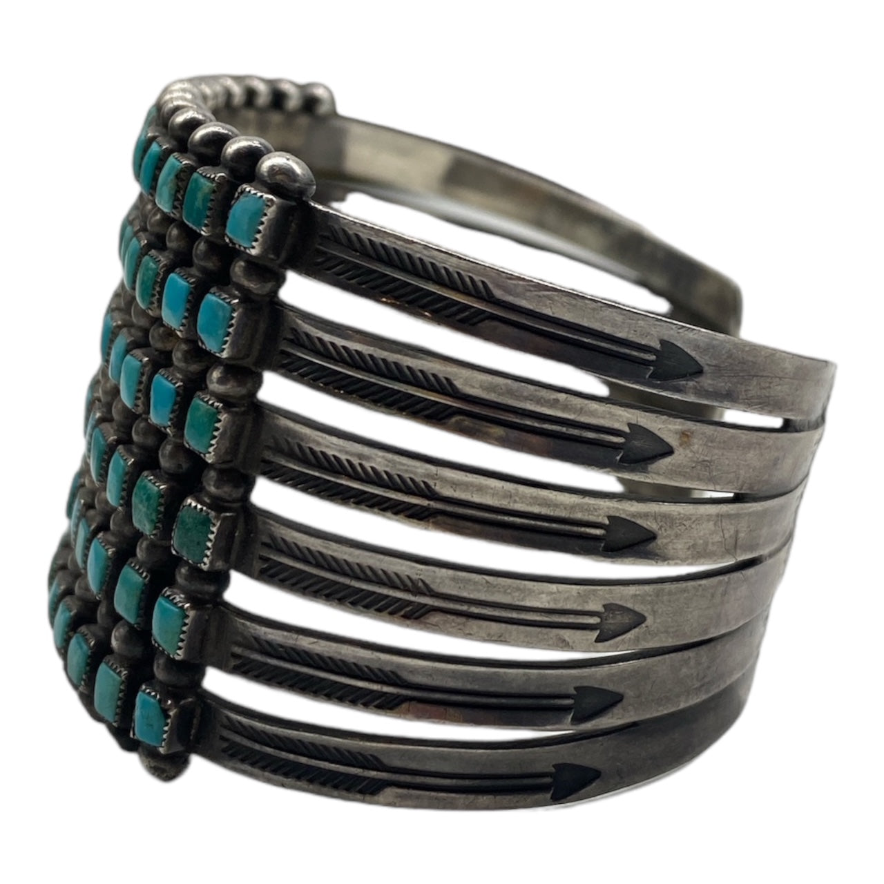 vintage zuni jewelry, turquoise jewelry, square cut turquoise, telluride