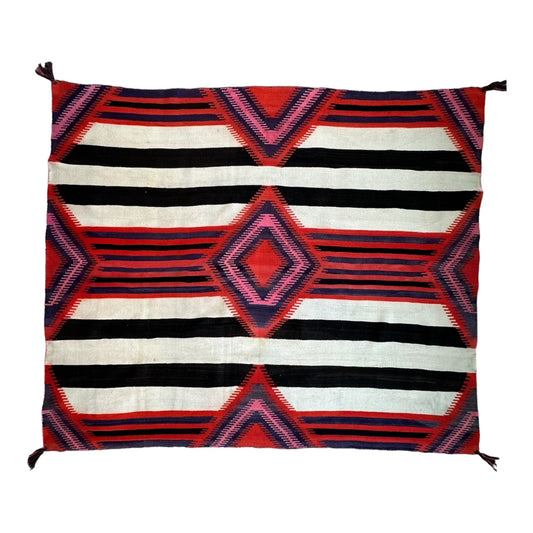 Antique Navajo Germantown 3rd Phase Chief's Blanket , navajo rug for sale, authentic navajo weaving, telluride furnishings, telluride art gallery