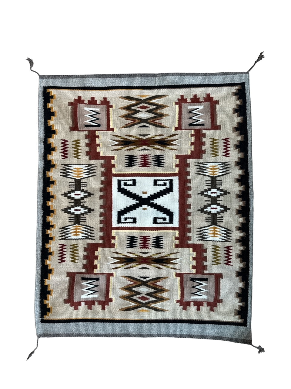 Darlene Bahe Navajo Storm weaving, navajo rug for sale, authentic navajo weaving, tellluride furnishings, telluride art gallery