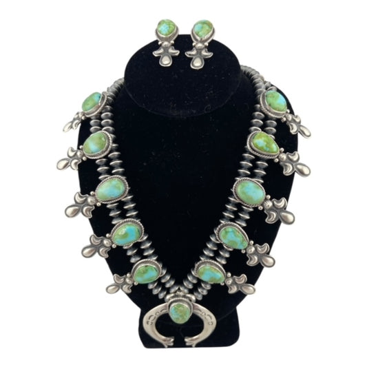 Adrienne Gordon Jewelry, Sonoran Gold squash blossom, navajo jewelry for sale, sonoran gold jewelry, telluride jewelry store, telluride gallery