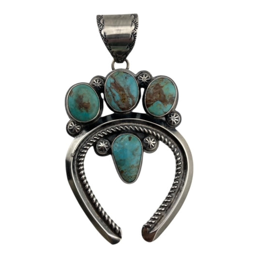 turquoise, sterling silver, pendant, navajo pendant, navajo jewelry, native american jewelry, jewelry store telluride