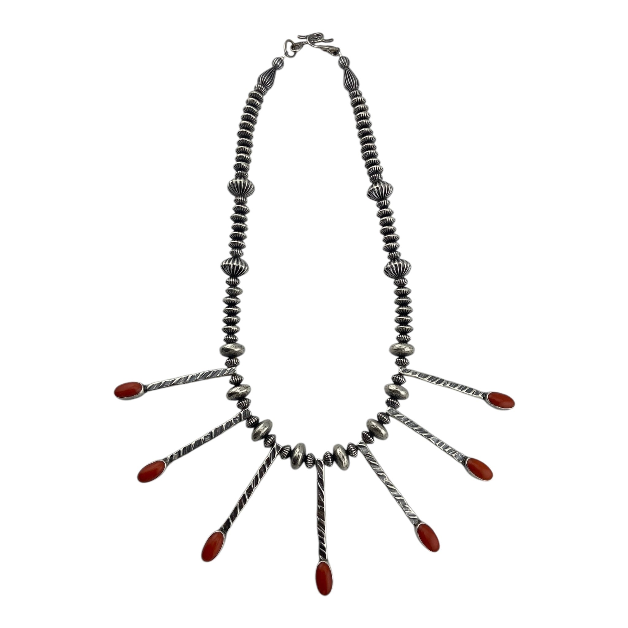 coral, navajo pearls, native american jewelry, jewelry store telluride, coral jewelry, teller jewelry, navajo jewelry for sale