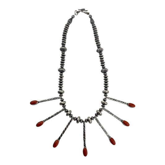 coral, navajo pearls, native american jewelry, jewelry store telluride, coral jewelry, teller jewelry, navajo jewelry for sale