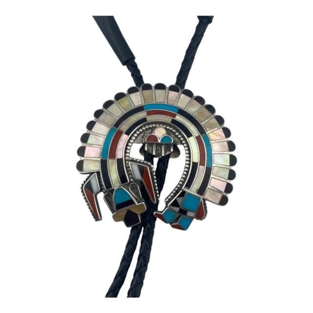 zuni jewelry, rainbow man, bolo tie, native american jewelry, telluride jewelry store