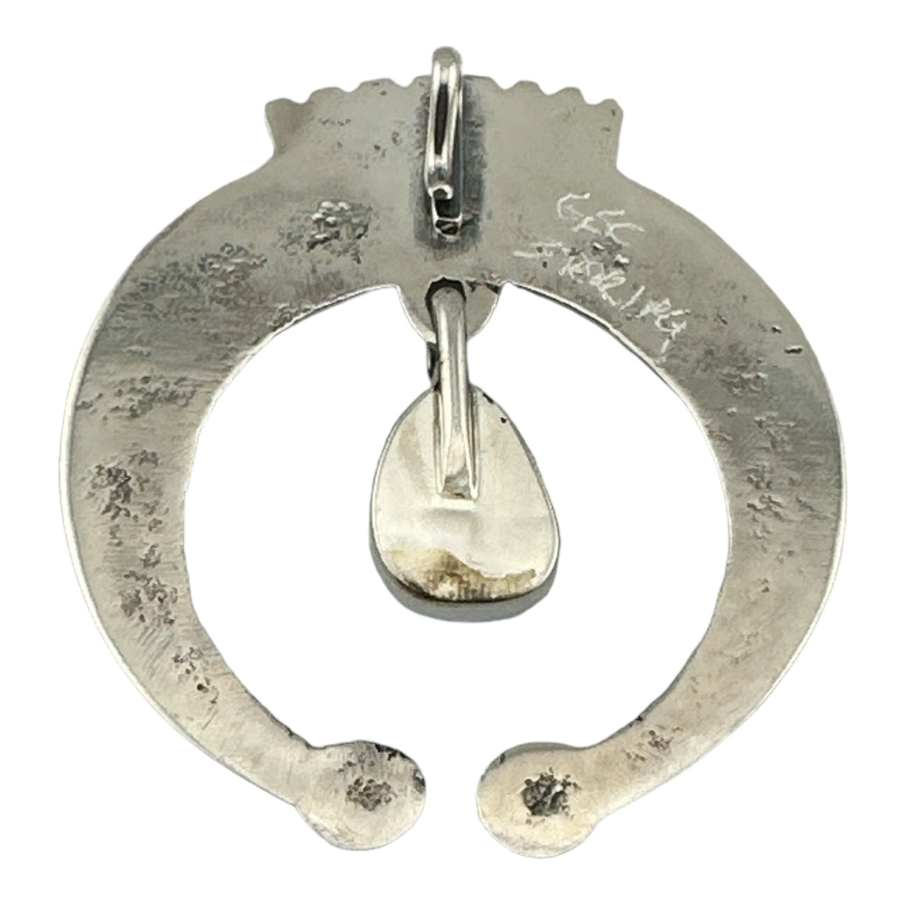 Gary Custer Tufa Cast Naja Pendant with Royston Turquoise, navajo jewelry for sale, telluride jewelry store, telluride gift shop, telluride gallery