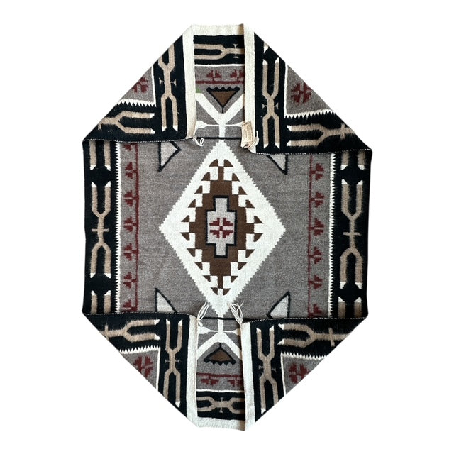 Esther Lee Benally 1990s Teec Nos Pos Navajo Rug 45"x61"