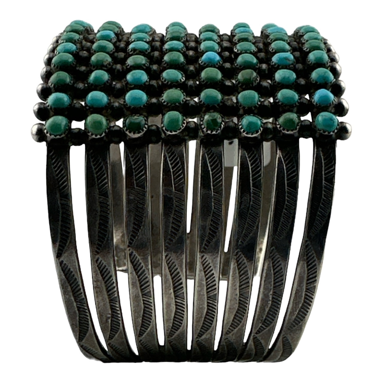 Vintage Zuni Very Fine 8 Row Snake Eye Turquoise Bracelet, authenitic native american jewelry for sale, Telluride jewelry store, telluride gallery