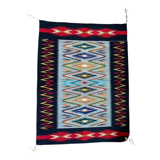 navajo weaving, eye dazzler navajo, telluride gallery, navajo rug for sale