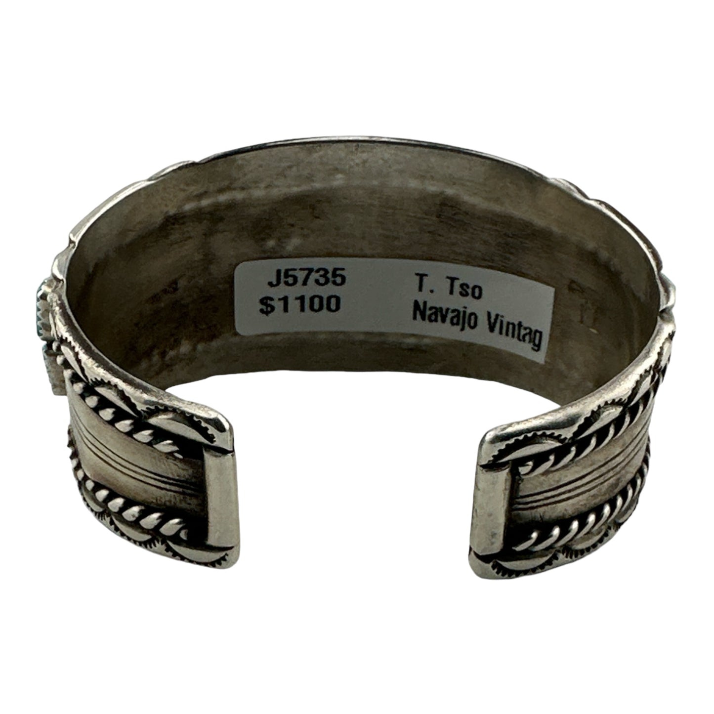 Tommie Tso Sr. Navajo Vintage Kingman Turquoise Bracelet, authentic navajo jewelry for sale, telluride jewelry store, telluride gallery