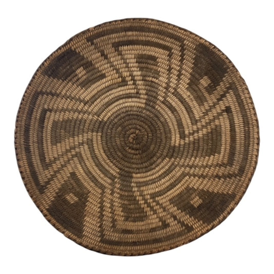 vintage pima basket, woven basket, native american basket,