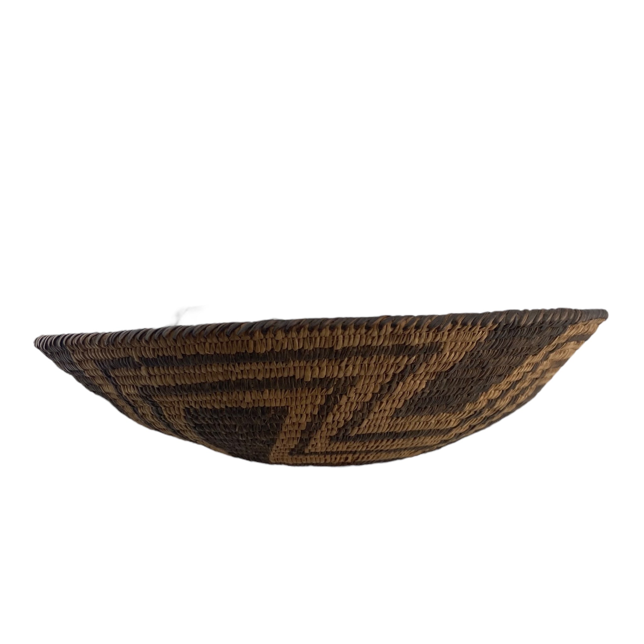 Vintage Akimel O'Odham (Pima) Basket 11.5" W x 3" H