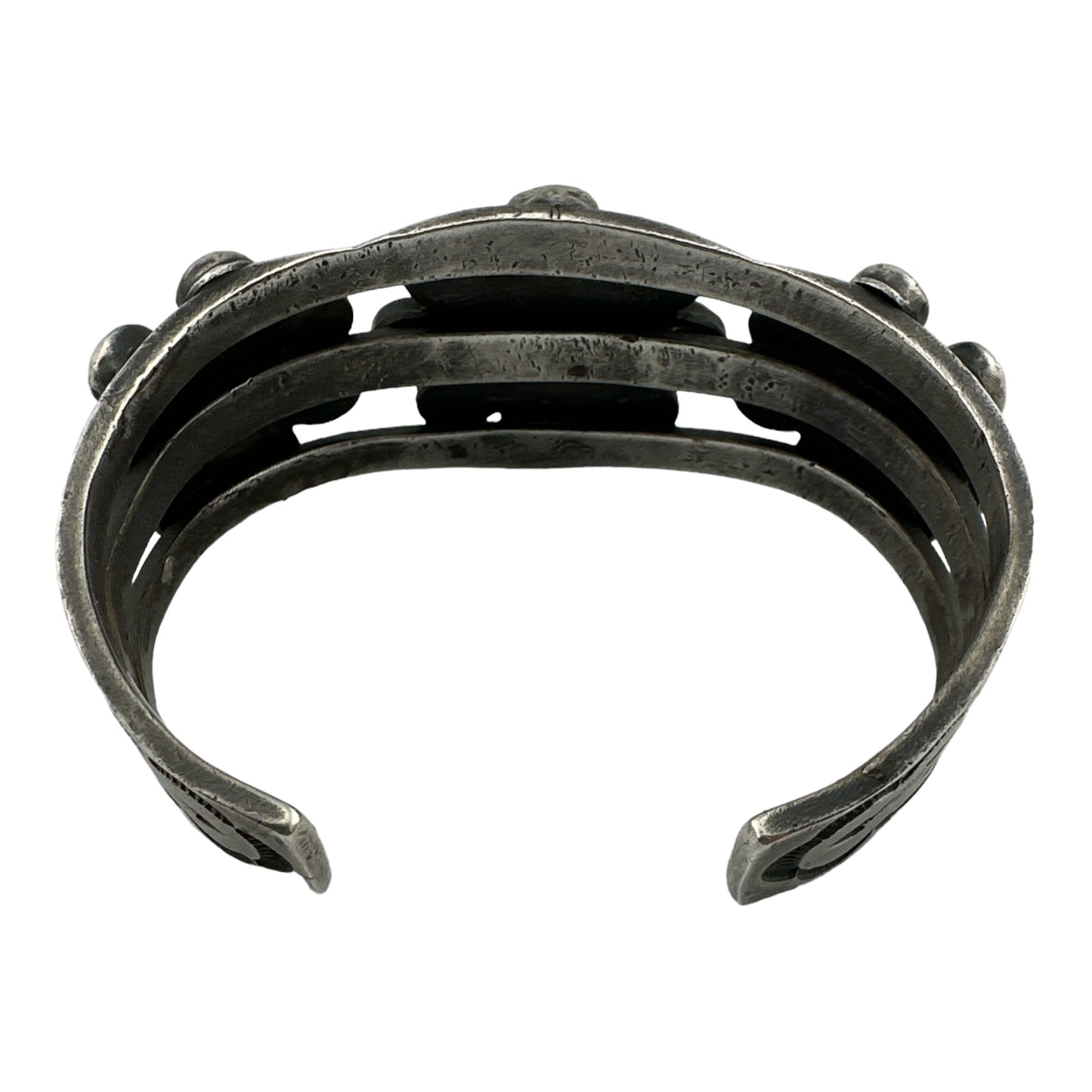 Vintage Navajo Ingot and Turquoise Cluster Bracelet, navajo jewelry for sale, turquoise jewelry for sale, telluride jewelry store, telluride gallery